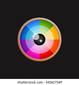 Abstract eye icon,vector illustration.