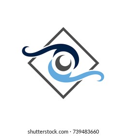 Abstract Eye Logo Template