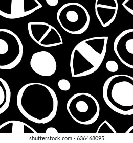 Abstract eye seamless pattern. Artistic seamless background. Ready design ideas for for poster, trendy card, invitation, placard, brochure, flyer, presentation and more.