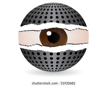 abstract eye vector illustration