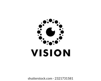 Abstract Eye Vision Logo, Creative Vision logo vector template