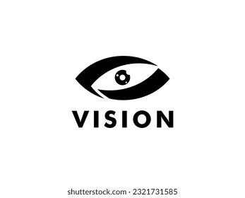 Abstract Eye Vision Logo, Creative Vision logo vector template
