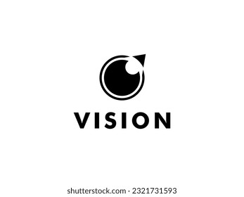 Abstract Eye Vision Logo, Creative Vision logo vector template