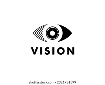 Abstract Eye Vision Logo, Creative Vision logo vector template