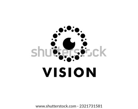 Abstract Eye Vision Logo, Creative Vision logo vector template