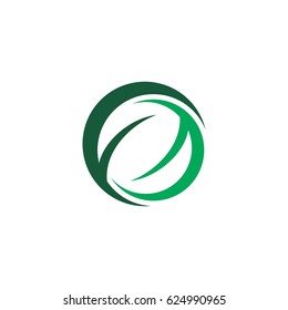 abstract F leaf logo