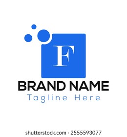 Abstract F letter modern initial lettermarks logo design	