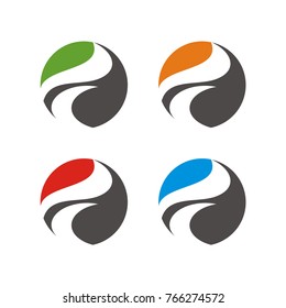 Abstract F logo initial letter design template designed based in vector format, easy to change color and size