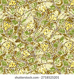 Design de tecido abstrato com formas dinâmicas, linhas fluidas e cores equilibradas, perfeito para impressão têxtil, vestuário de moda, papéis de parede e aplicações de padrões de superfície criativa.