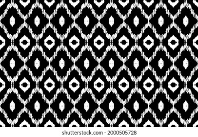 Abstract, Fabric Morocco, geometric ethnic pattern seamless flower color oriental. Background, Design for fabric, curtain, carpet, wallpaper, clothing, wrapping, Batik, vector illustration ,carpet.