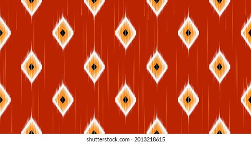 Abstract, Fabric Morocco, geometric ethnic pattern seamless flower color oriental. Background, Design for fabric, curtain, carpet, wallpaper, clothing, wrapping, Batik, vector illustration ,carpet.