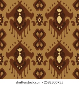 Abstract, Fabric Morocco, geometric ethnic pattern seamless flower color oriental. Background, Design for fabric, curtain, carpet, wallpaper, clothing, wrapping, Batik, vector illustration ,carpet.