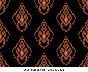 Abstract, Fabric Morocco, geometric ethnic pattern seamless flower color oriental. Background, Design for fabric, curtain, carpet, wallpaper, clothing, wrapping, Batik, vector illustration ,carpet.