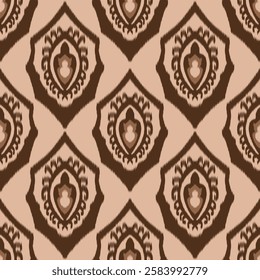 Abstract, Fabric Morocco, geometric ethnic pattern seamless flower color oriental. Background, Design for fabric, curtain, carpet, wallpaper, clothing, wrapping, Batik, vector illustration ,carpet.