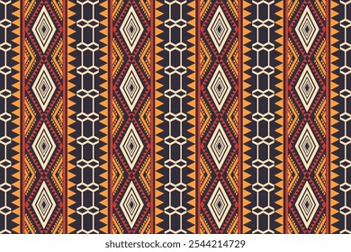 Projeto de padrão de tecido abstrato, projeto de padrão tribal antigo para padrão de tecido. Camisas, calças, travesseiros, cobertores, etc.