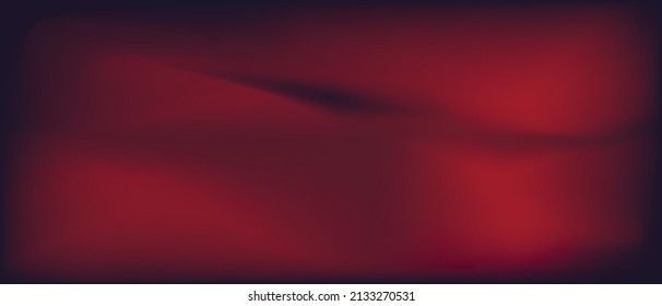 Abstract fabric red background or wavy folds liquid wave illustration with some shades and broken surface. wallpaper background design of elegant curve red material