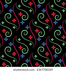 Abstract Fabric seamless pattern Design. Nice Pattern.