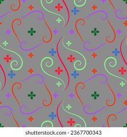 Abstract Fabric seamless pattern Design. Nice Pattern.