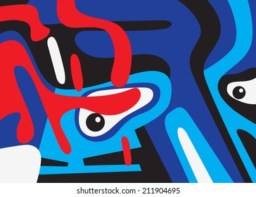 abstract face