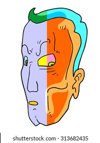 abstract face