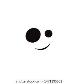 abstract face icon symbol vector
