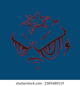 abstract face icon that is identical to the fun icon