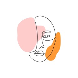 Abstract Line Art Human Face Free Stock Photo - Public Domain Pictures