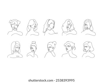Abstract Face Line Element Set