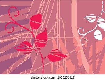 Abstract face painting, wall art, vector design illustration. creative graphic design shapes with textured geometric shapes. minimalistic abstract geometric face. EPS 10