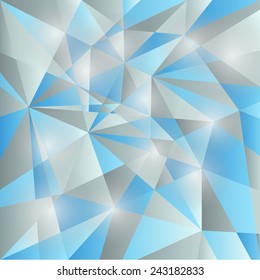 Abstract Faceted effects background ,crystal purple color 