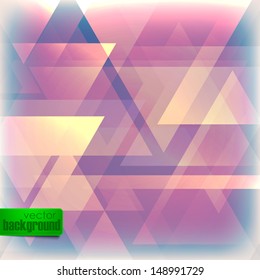 abstract faded background with triangles