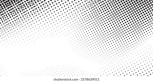 Abstract Faded grit noise texture. White and black sand wallpaper. Retro pixelated backdrop. Anime or manga style comic overlay. Vector graphic design textured template simple art modern design