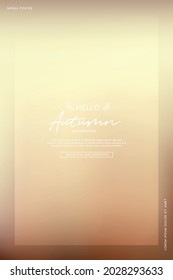An abstract fall background of a calm pastel