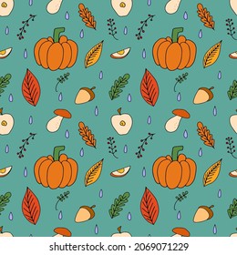 Abstract fall pattern for print design