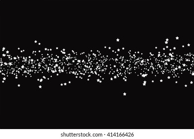 Abstract Falling Black Shooting Star 
