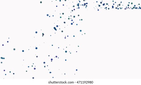 Abstract Falling Black Shooting Star with Elegant Star Trail