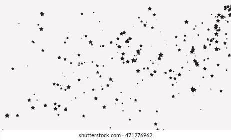 Abstract Falling Black Shooting Star with Elegant Star Trail 
