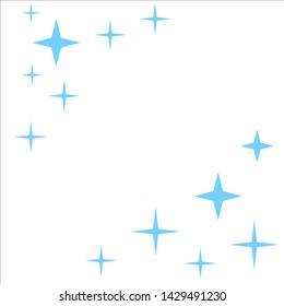 Abstract Falling Star - Black Shooting Star with Elegant Star Trail on White Background