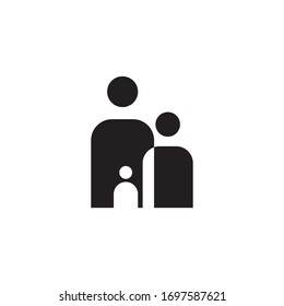 Abstract family logo template vector icon design