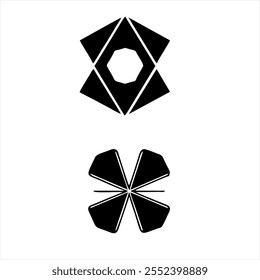Logotipo de fan Abstractas con concepto único.
