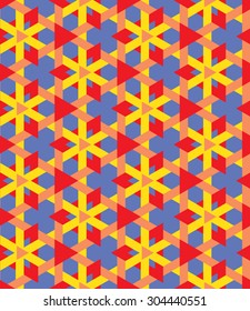 Abstract fancy seamless geometrical pattern of triangles for any design workflow