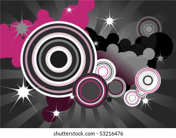 Abstract fancy vector illustration design