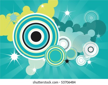 Abstract fancy vector illustration design