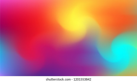 Abstract fantacy gardient multicolor blured background design.eps10 vector.