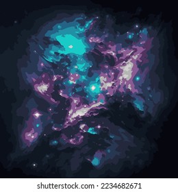 Abstract fantasi  of galaxi rainbow backround