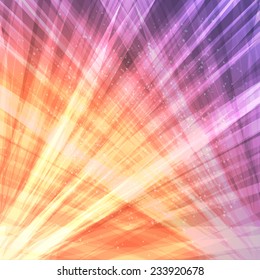 Abstract fantastic cosmic background with rays.