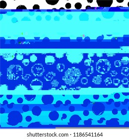 Abstract fantastic glitched background, vector geometric pattern. EPS10 vector.
