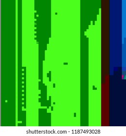 Abstract fantastic glitched background, vector geometric pattern. EPS10 vector.