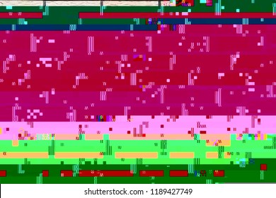 Abstract fantastic glitched background, vector geometric pattern. EPS10 vector.