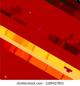 Abstract fantastic glitched background, vector geometric diagonal monitor error pattern. EPS10 vector.